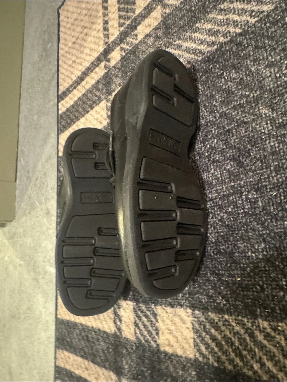 Hush Puppies boys black dress shoes size 12